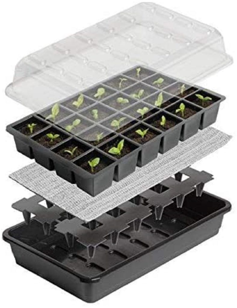 Avis - Britten & James® Kit de démarrage de semences Sure Start. Démarrez parfaitement 24 plantes avec ce système de propagation de...
