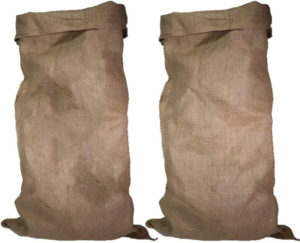 Avis - Predominio Premium Lot de 3 grands sacs en toile de jute 105 cm x 60 cm 100 % écologiques
