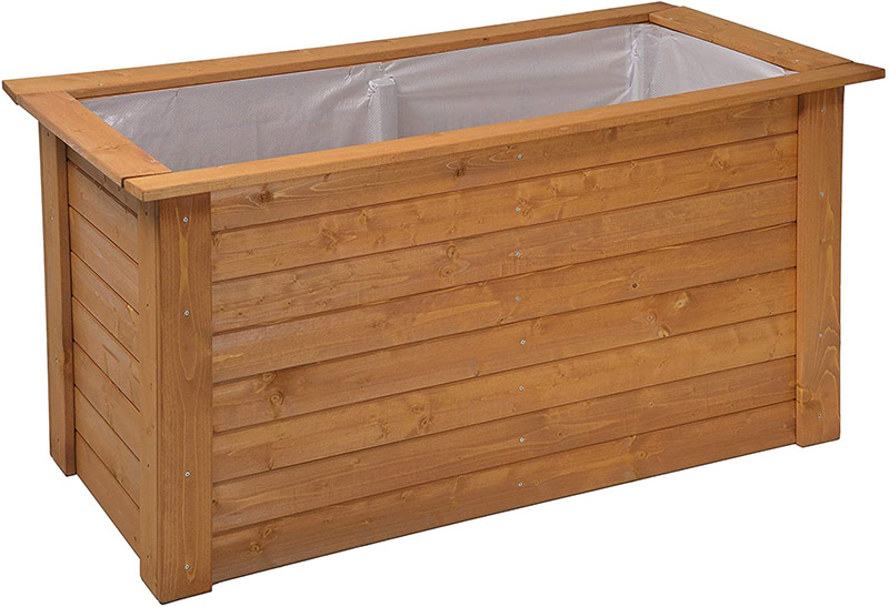 Test GASPO Jardinière surélevée Gmünd en bois massif imprégné de miel