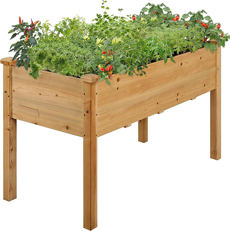 test Yaheetech Lit de Jardin Surélevé Carré Potager sur Pieds